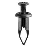 Auveco 17439 Push-Type Retainer, 27mm Stem Length, 15mm Head Diameter, 10-Pack
