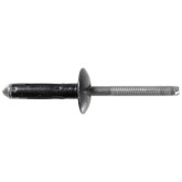 Auveco 17639 Split-Type Rivet, 1/4" Diameter, 3/16"-3/8" Grip Range, 15-Pack