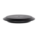 Auveco 18801 Flush Sheet Metal Plug, 1-1/2" Hole, Black Polyethylene, 25-Pack