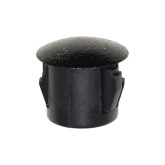 Auveco 18901 Black Nylon Locking Hole Plug, 3/8" Hole Diameter, 50-Pack
