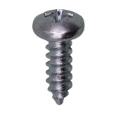 Auveco 1940 Phillips Pan Head Tapping Screw, #8 x 1/2", Zinc-Plated, 100-Pack