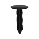 Auveco 20366 Black Nylon Retainer, 22mm Head Diameter, 35mm Stem Length, 25-Pack