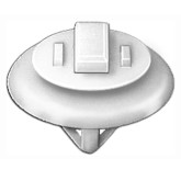 Auveco 20392 Ford Moulding Clip, 3/4" Head Diameter, 15/32" Stem Length, 10-Pack