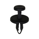 Auveco 20458 Push-Type Retainer, 20mm Head Diameter, 25-Pack