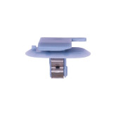Auveco 22022 GM Moulding Clip with Metal Reinforcement, Blue Nylon, 15-Pack