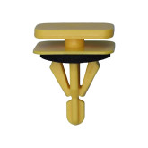 Auveco 22037 GM Rocker Molding Clip with Sealer, Yellow Nylon, 10-Pack
