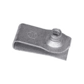 Auveco 22074 GM Extruded U-Type Nut, Zinc Finish, M4.2-1.41 Screw Size, 25-Pack