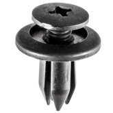 Auveco 22199 Honda Push-Type Retainer, Black Nylon, 15-Pack