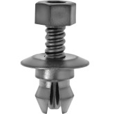 Auveco 22280 VW/Audi Push-Type Retainer, Black Nylon, 25-Pack