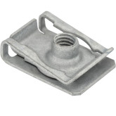Auveco 22539 Chrysler Extruded U-Type Nut, M6-1.0 Screw Size, 25-Pack