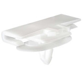 Auveco 22575 GM Specialty Rocker Moulding Retainer, White Nylon, 10-Pack