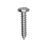 Auveco 2365 #8 x 3/4" Phillips Pan Head Tapping Screw, Zinc-Plated, 100-Pack