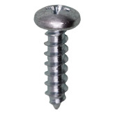 Auveco 2366 #10 x 3/4" Phillips Pan Head Tapping Screws, Zinc Plated, 100-Pack