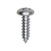 Auveco 2367 #12 x 3/4" Phillips Pan Head Tapping Screws, Zinc-Plated, 100-Pack