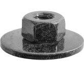 Auveco 24434 Free Spinning Washer Nut, M6-1.0 Thread, 24mm Washer O.D., 25-Pack