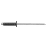 Auveco 24472 Black Aluminum Blind Rivet, 1/8" Diameter, 5/16"-3/8" Grip Range, 100-Pack
