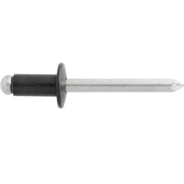 Auveco 24576 Blind Rivet, 1/4" Diameter, 1/16" - "1/4" Grip Range, 25-Pack