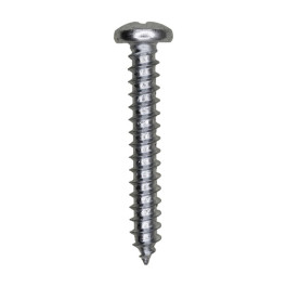 Auveco 3211 #14 x 1-3/4" Phillips Pan Head Tapping Screw, Zinc-Plated, 100-Pack