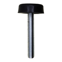 Auveco 4474 Hood Bumper Bolt, 5/16-18 x 2-1/8", Rubber, 5-Pack