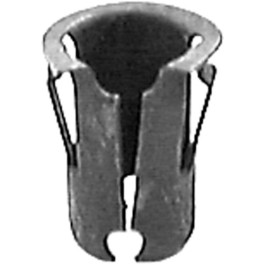 Auveco 5196 Tubular Nut for 1/4" Stud, Phosphate Finish, 100-Pack