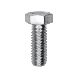 Auveco 5465 Hex Head Cap Screw, 3/8"-16 x 1", Grade 5, Zinc Chromate Finish, 50-Pack