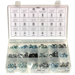 Auveco 6857 Thread Cutting Nut Quik-Select Kit, 18 Varieties, 227 Pieces