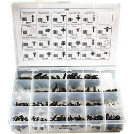 Auveco 6943 Splash Shield Assortment, 23 Varieties, 185 Piece Kit