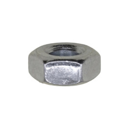 Auveco 733 1/4"-20 Hex Machine Screw Nut, Zinc-Plated Steel, 100-Pack