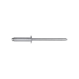Auveco 8880 1/8" Diameter Steel Pan-L-Rivet, 5/16" - 3/8" Grip Range, 100-Pack