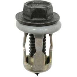 Auveco 13232 Mirror Mounting Screw & Jacknut, 1/4"-20 x 7/8", Phosphate, Bo