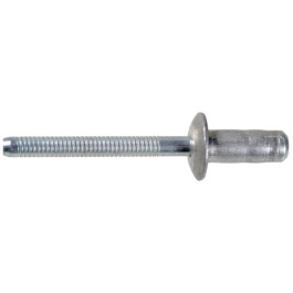 Auveco 17654 Avex Blind Rivet, 1/4" Diameter, 11/32" Grip Range, Zinc, Box