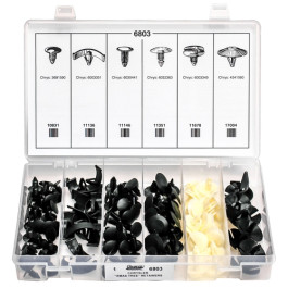 Auveco 6803 Chrysler Christmas Tree Retainer Quik-Select Kit, 6 Varieties,