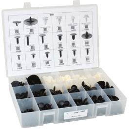 Auveco 6901 GM Retainers Quik-Select II Kit, 18 Varieties, 373 Pieces
