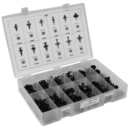 Auveco 6905 Ford Push-Type Retainers Quik-Select II Kit, 12 Varieties, 219