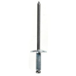 Auveco 8292 Pan-L Blind Rivets, Large Dome Head, 1/8" Diameter, 3/16" to 1/