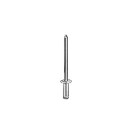 Auveco 8939 Pan-L Blind Rivets, Dome Head, 3/16" Diameter, 3/8" to 1/2" Gri