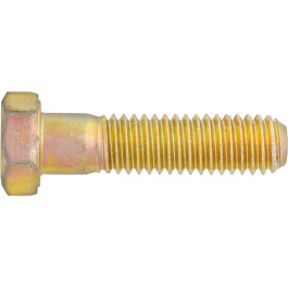 Auveco 9156 Grade 8 Hex Cap Screw, 1/2"-13 x 2-1/2", Yellow Zinc Dichromate