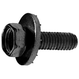 Auveco 9756 Hex Sems Belleville Washer Head Body Bolt, 5/16"-18 x 1", Phosp