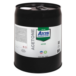 Axis ACE5G Acetone Solvent, 5 Gallon Pail, Automotive and Marine Surface Cl