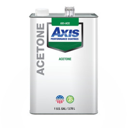 Axis ACEG Acetone Solvent, 1 Gallon, Lacquer Thinner and Spray Equipment Cl