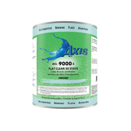 Axis ACL9000-1 Flat Clear 50 State, Low VOC 2K Acrylic Urethane Clearcoat,