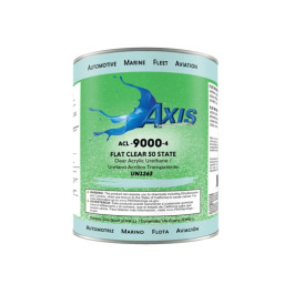 Axis ACL9000-4 Flat Clear 50 State Low VOC 2K Acrylic Urethane Clearcoat, F
