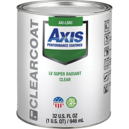 Axis LSRCQ LV Super Radiant Clear, High-Solids Urethane Clearcoat, 2.1 lb/g