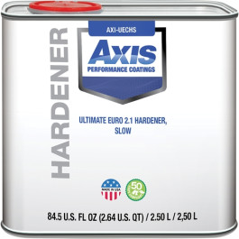 Axis UECHS Ultimate Euro 2.1 Slow Hardener, Clearcoat Activator, 2:1 Mix, 2