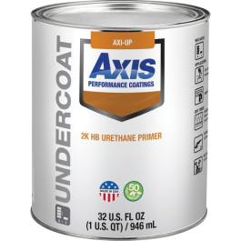 Axis UPQ 2K High Build Urethane Primer, Low VOC 2.1, 4:1 Mix Ratio, 1 Quart
