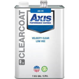 Axis VCG Velocity Clear Low VOC Air-Dry Clearcoat, 4:1 Mix, 1 Gallon
