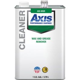 Axis WGRG Wax and Grease Remover, Low VOC Surface Cleaner, 1 Gallon