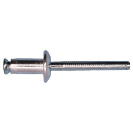 Auveco 11620 Peel Type Rivet, 1/4" Diameter, Aluminum/Steel, 25-Pack