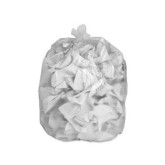 Heritage 30 Gallon Poly Trash Can Liners, .65 mil, 30" x 36", Clear, 250/Carton