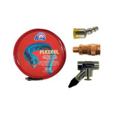 Acme Automotive Flexeel A3713 Body Shop Hose and Air Blow Gun Kit with 50' Hose